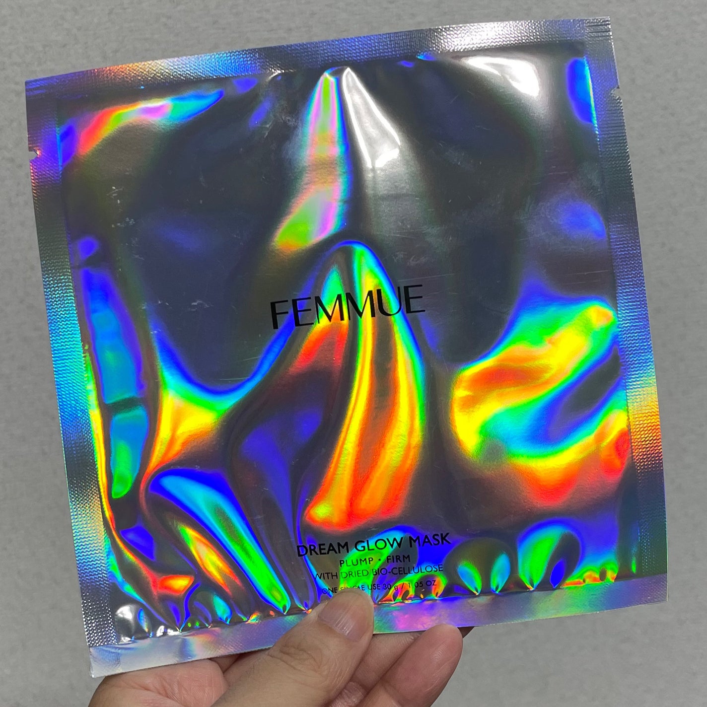 ドリームグロウマスク RR(透明感・キメ)/FEMMUE/シートマスク・パックを使ったクチコミ(5枚目)