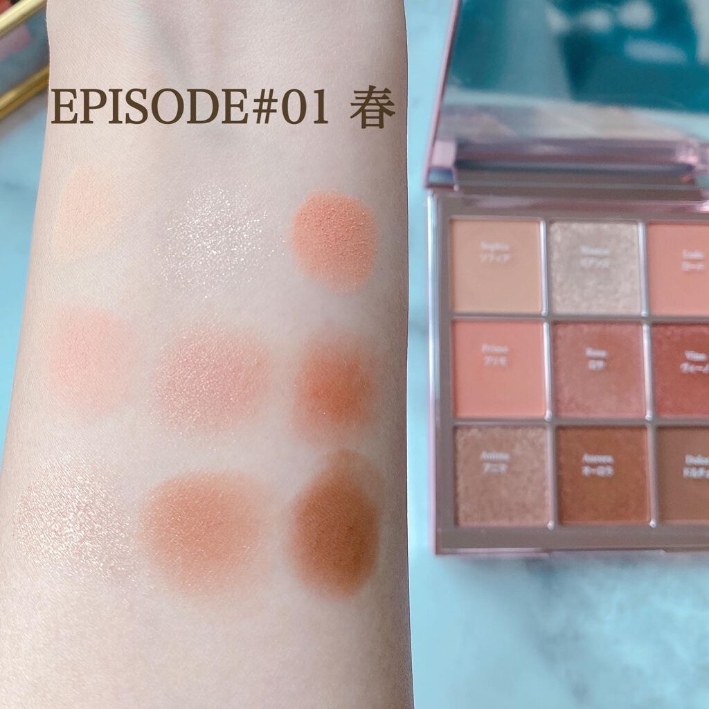 The Bella collection eyeshadow palette/CELEFIT/アイシャドウパレットを使ったクチコミ（3枚目）