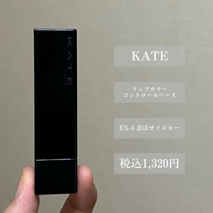 リップカラーコントロールベース /KATE/リップクリームを使ったクチコミ(2枚目)