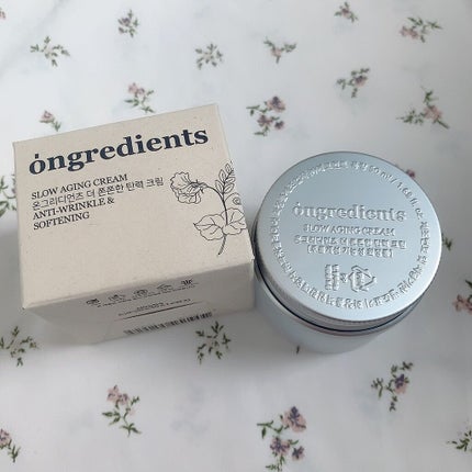 Slow Aging Cream /Ongredients/フェイスクリームを使ったクチコミ(1枚目)