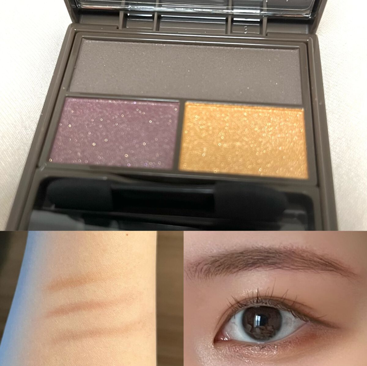 フーミー マルチアイブロウパウダー ゴールデングロウ/WHOMEE/パウダーアイブロウを使ったクチコミ（1枚目）