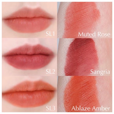 Soft touch lip tint SL5. アンカバード トープ/MERZY/口紅を使ったクチコミ（3枚目）