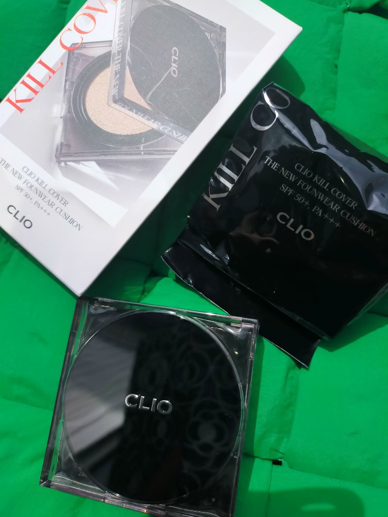 キル カバー ザ ニュー ファンウェア クッション 03 LINEN(MINI)/CLIO/クッションファンデーションを使ったクチコミ（2枚目）