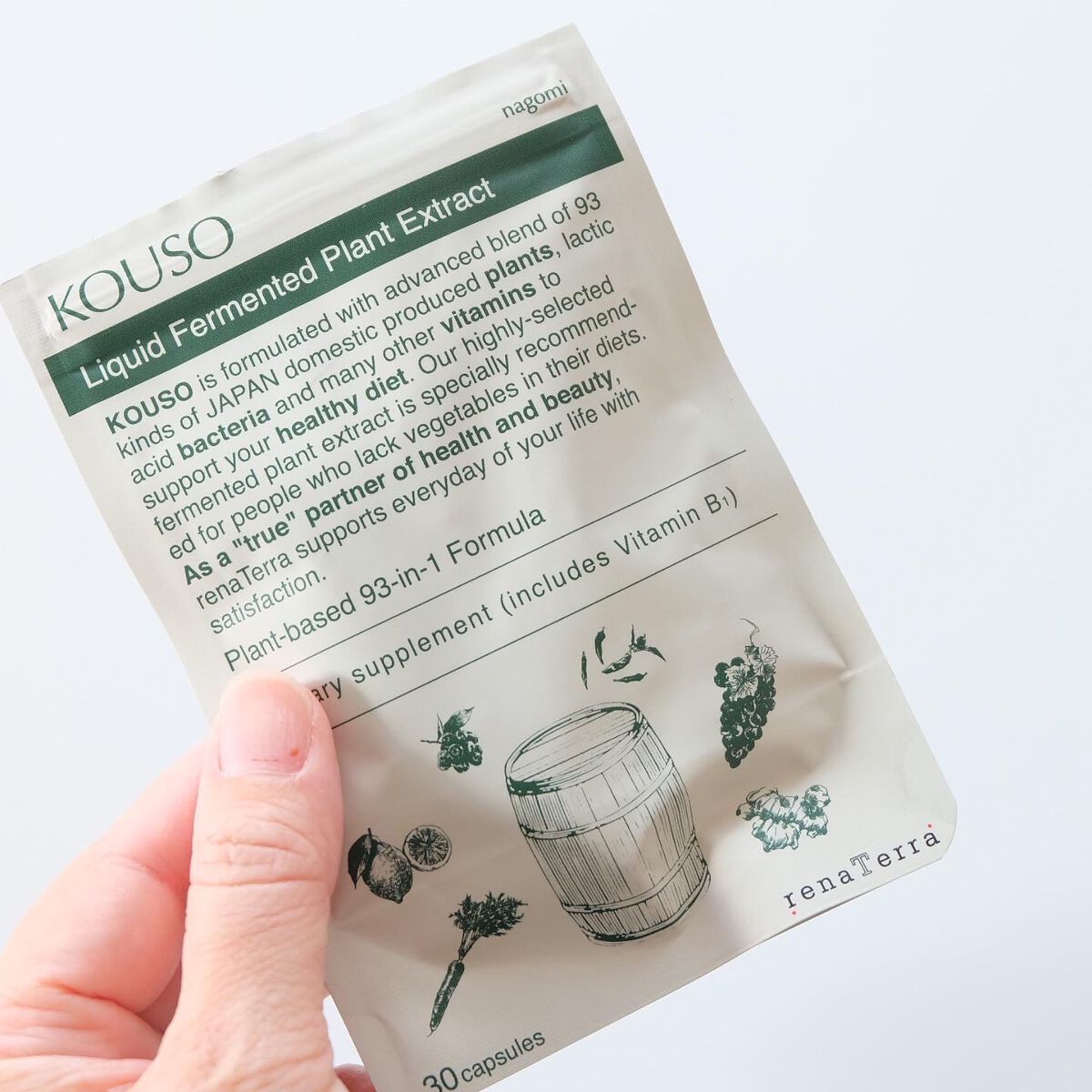 nagomi KOUSO 30粒/renaTerra/健康サプリメントを使ったクチコミ（2枚目）