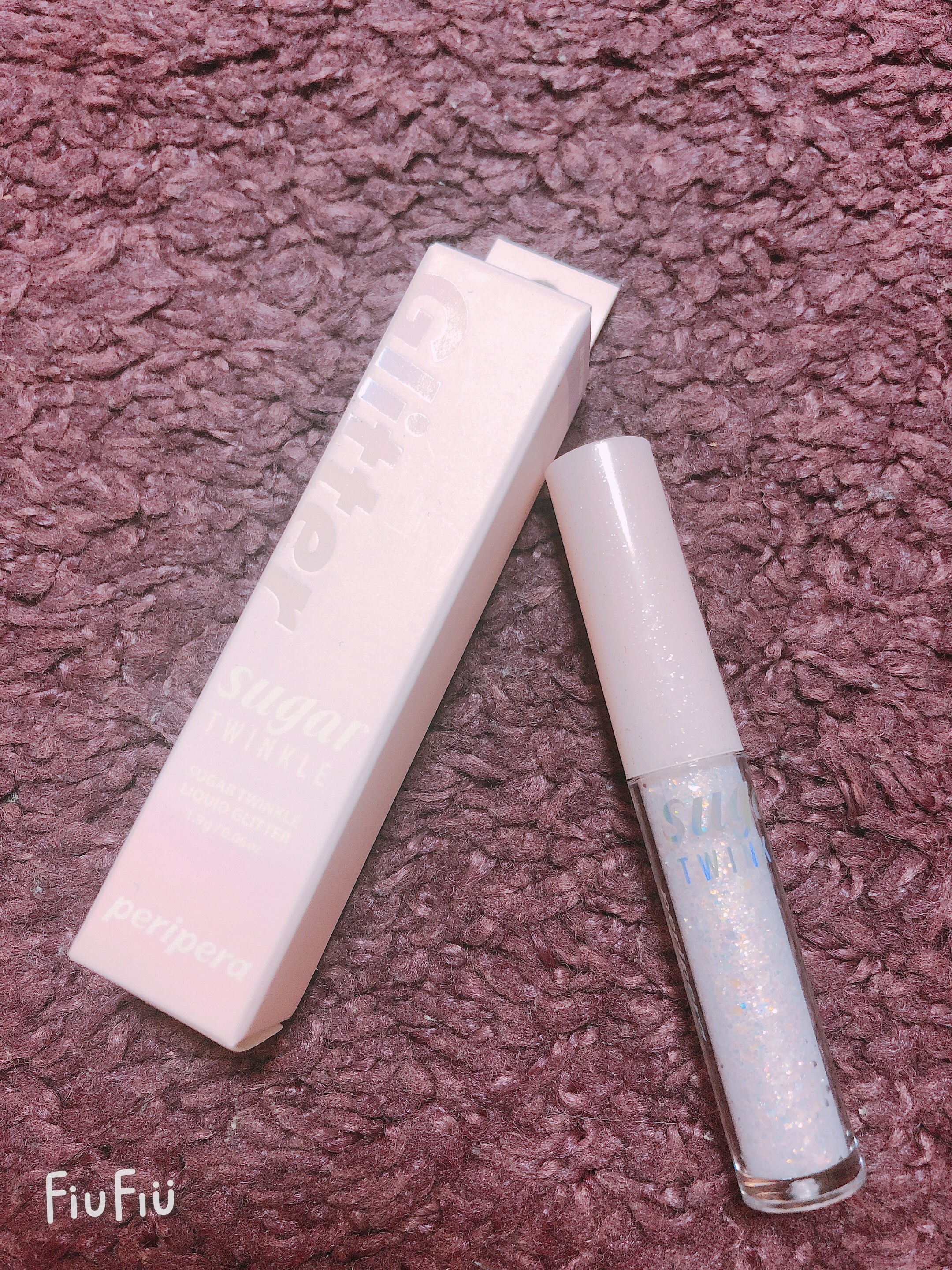 シュガー トゥインクル リキッド グリッター/PERIPERA/グリッターを使ったクチコミ（1枚目）