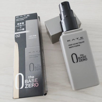 リアルカバーリキッド(セミマット)/KATE/リキッドファンデーションを使ったクチコミ(5枚目)