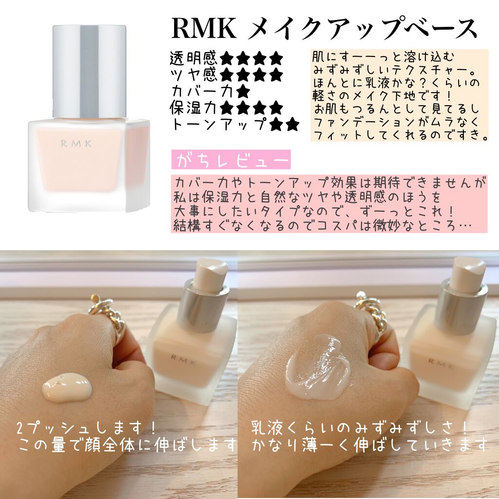 RMK ジェルクリーミィファンデーション/RMK/クリーム・エマルジョンファンデーションを使ったクチコミ(2枚目)