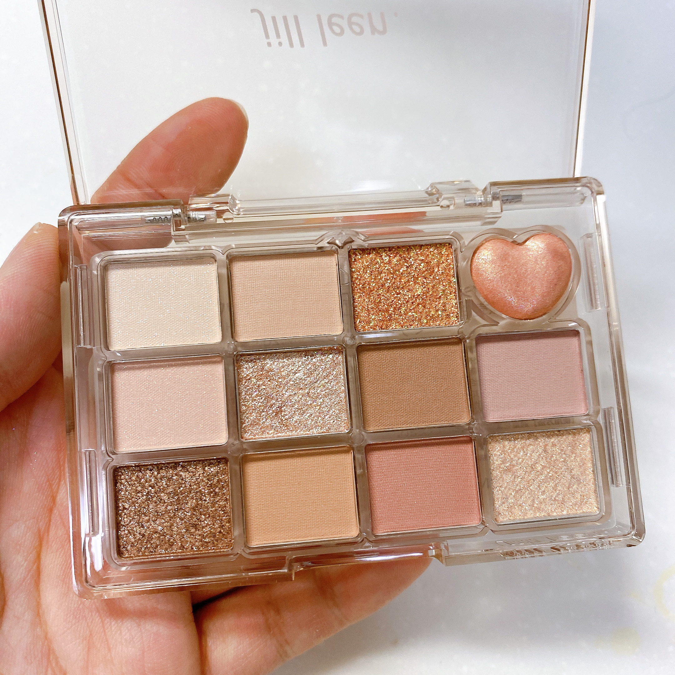 シャイニング12色ミニアイシャドウパレット HT04/jill leen./アイシャドウパレットを使ったクチコミ（2枚目）