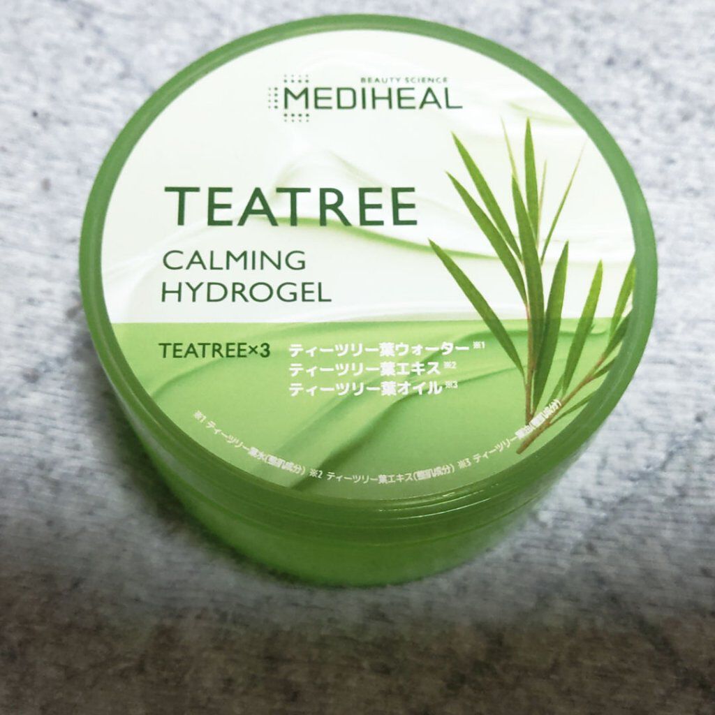 ティーツリーカーミングハイドロジェル/MEDIHEAL/ボディローションを使ったクチコミ（1枚目）