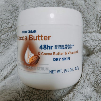 NIVEA(海外) ボディクリーム ココアバターのクチコミ「#ニベア
#ボディクリームココアバター
大容量!なかなか無くならない
なめらかで伸びがいい.....」(3枚目)