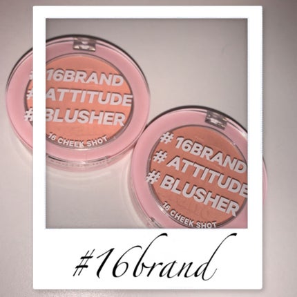 16 CHEEK SHOT/16BRAND/パウダーチークを使ったクチコミ(1枚目)