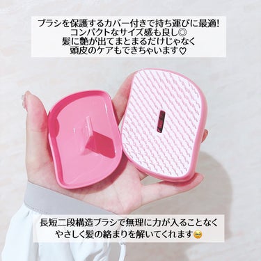 コンパクトスタイラー マイメロディ／リボン＆マーガレット/TANGLE TEEZER/ヘアブラシを使ったクチコミ（3枚目）