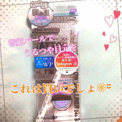 K-パレット リアルラスティンググロウヴェールライナー24hWPのクチコミ「🌟K-パレット🌟
リアルラスティング グロウヴェールライナー
24h WP シルバーパー.....」(1枚目)