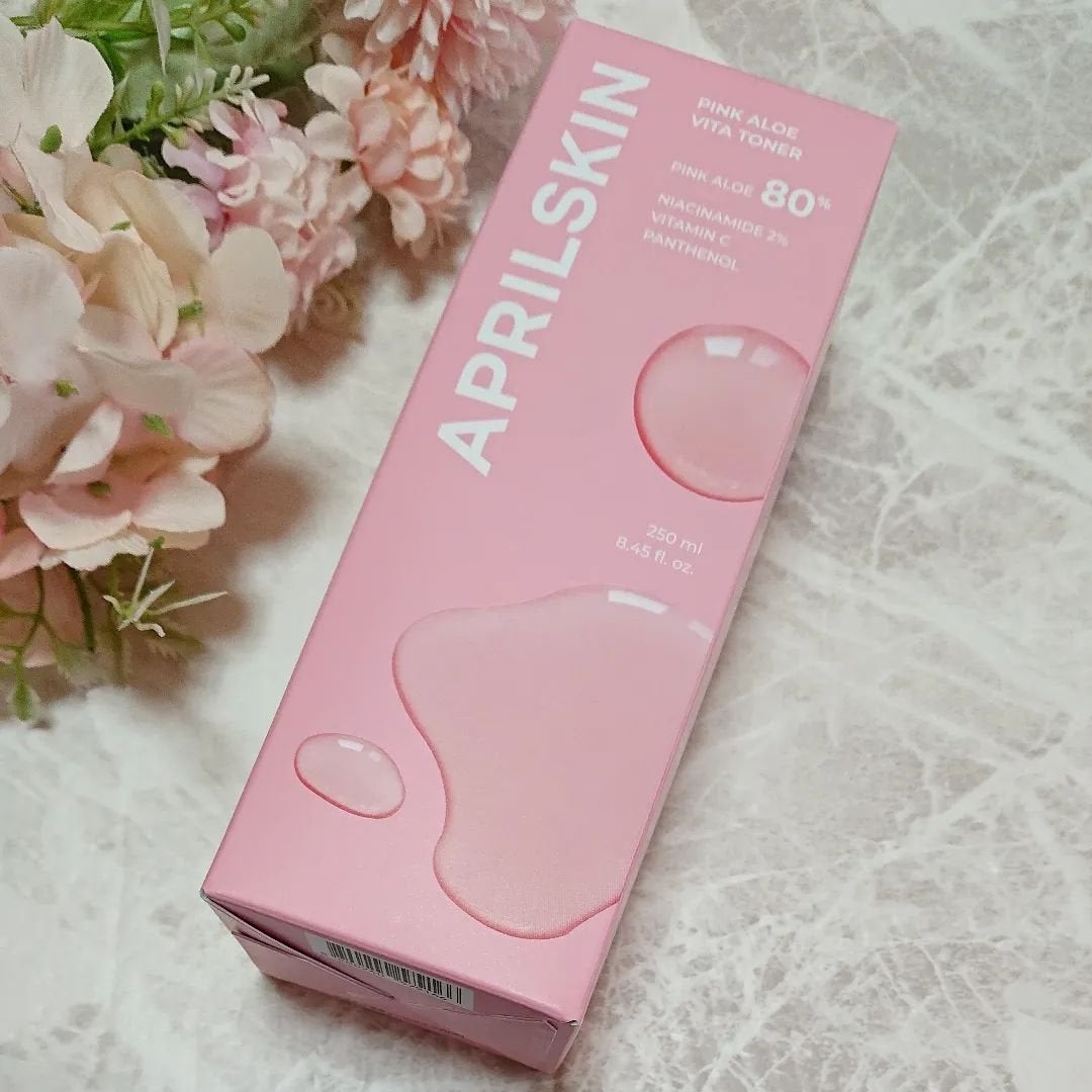 ピンクアロエビタトナー/APRILSKIN/化粧水を使ったクチコミ(1枚目)