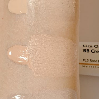 Cica Clearing BB Cream 15ローズアイボリー/PURITO/化粧下地を使ったクチコミ（3枚目）
