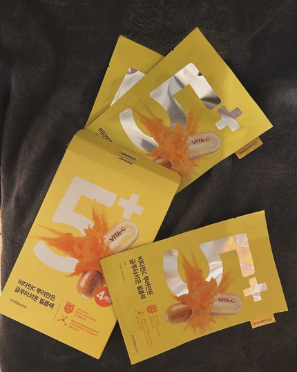 5番 白玉グルタチオンCふりかけマスク/numbuzin/シートマスク・パックを使ったクチコミ(1枚目)