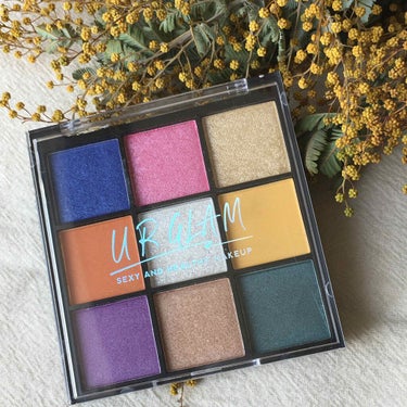 UR GLAM　BLOOMING EYE COLOR PALETTE/U R GLAM/パウダーアイシャドウを使ったクチコミ（1枚目）