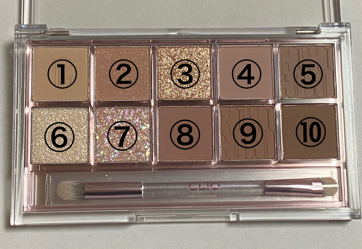 プロ アイ パレット/CLIO/アイシャドウパレットを使ったクチコミ（2枚目）