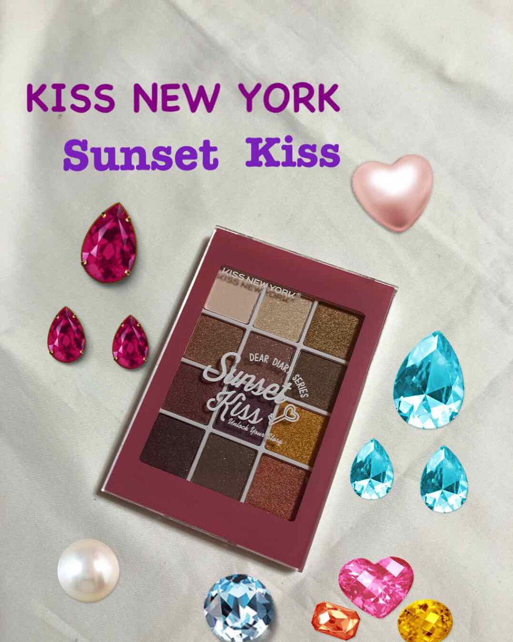 ディアダイアリー・サンセットキス/KISS NEW YORK/アイシャドウパレットを使ったクチコミ(1枚目)