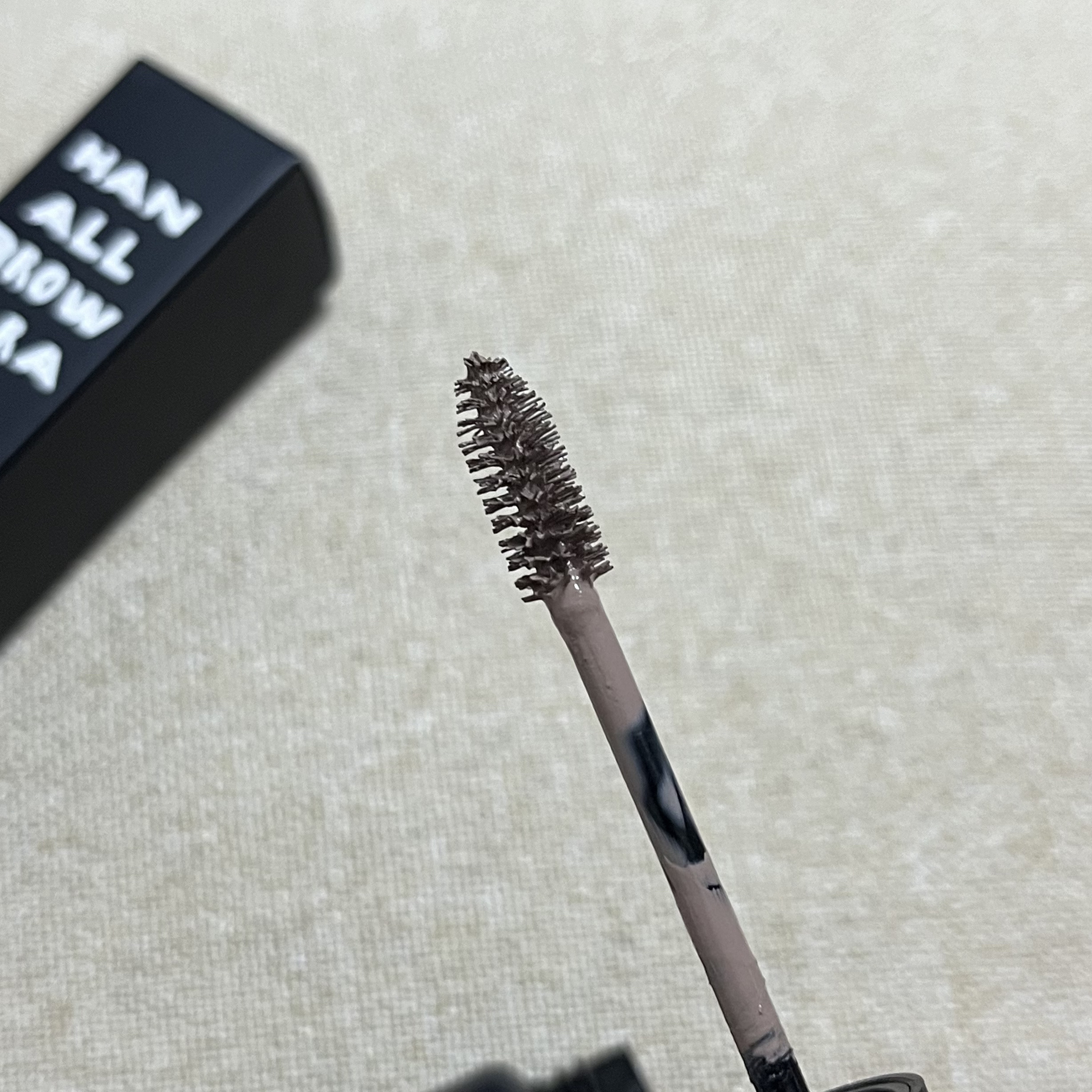 ハンオールブロウカラ 08 ムーングレー（INAPSQUAREコラボ）/rom&nd/眉マスカラを使ったクチコミ（3枚目）