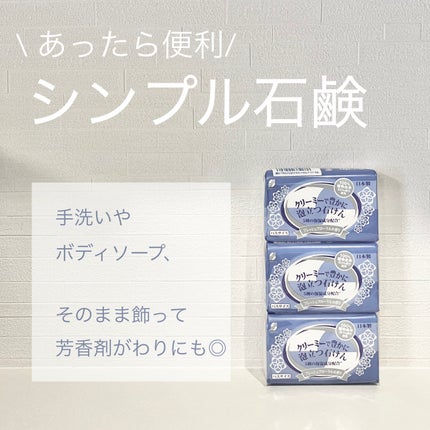 バスサイズ クリーミーで豊かに泡立つ石けん/サンドラッググループ/ボディ石鹸を使ったクチコミ(1枚目)