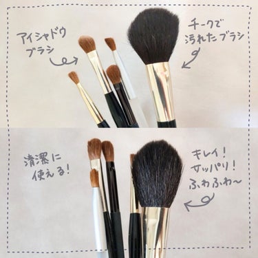 SHISEIDO スポンジクリーナーＮ　199のクチコミ「スポンジ用洗剤ですが、
私はブラシにも使用しています🖌

ブラシも使える、などとは一切書いてな.....」（2枚目）