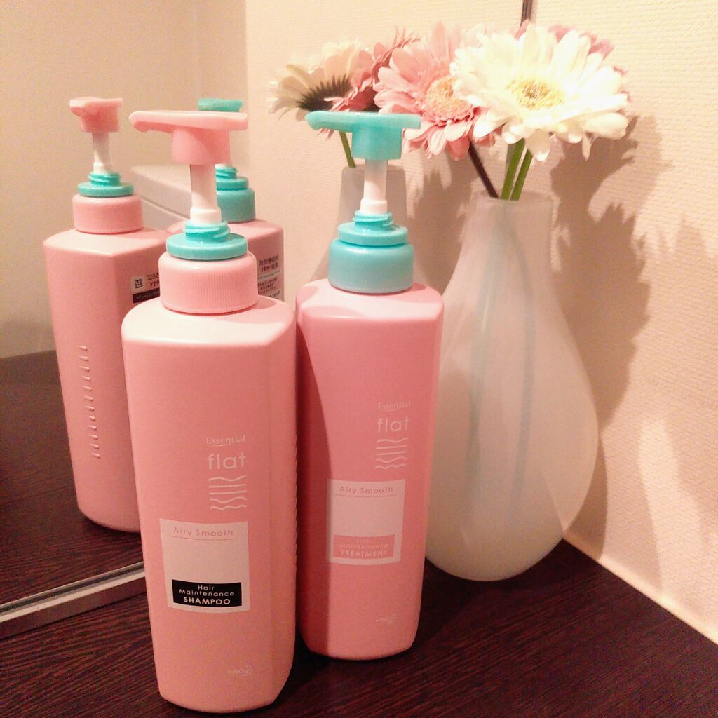 エアリースムースシャンプー／トリートメント/エッセンシャル flat/シャンプー・コンディショナーを使ったクチコミ（1枚目）