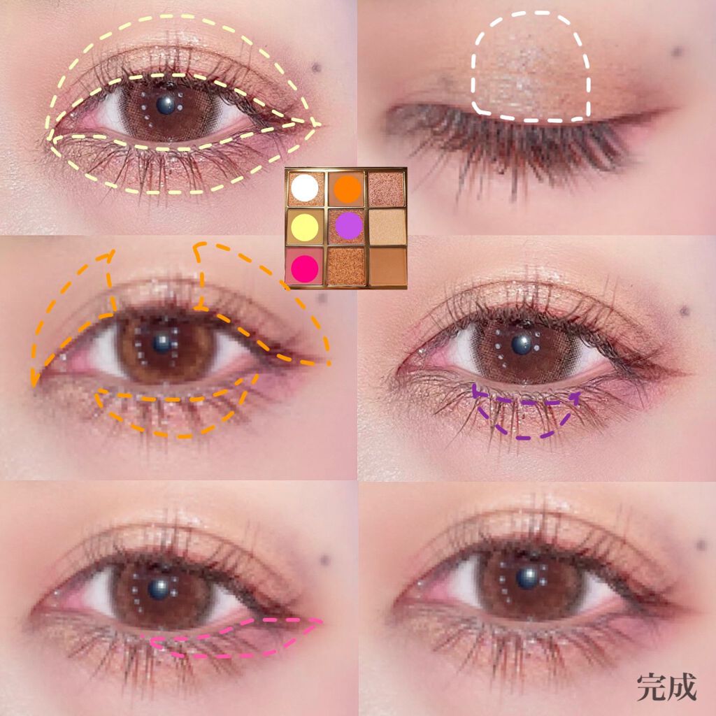 VenusMarble 9色アイシャドウパレット Estheticism（エステティシズム）/Venus Marble/アイシャドウパレットを使ったクチコミ（2枚目）