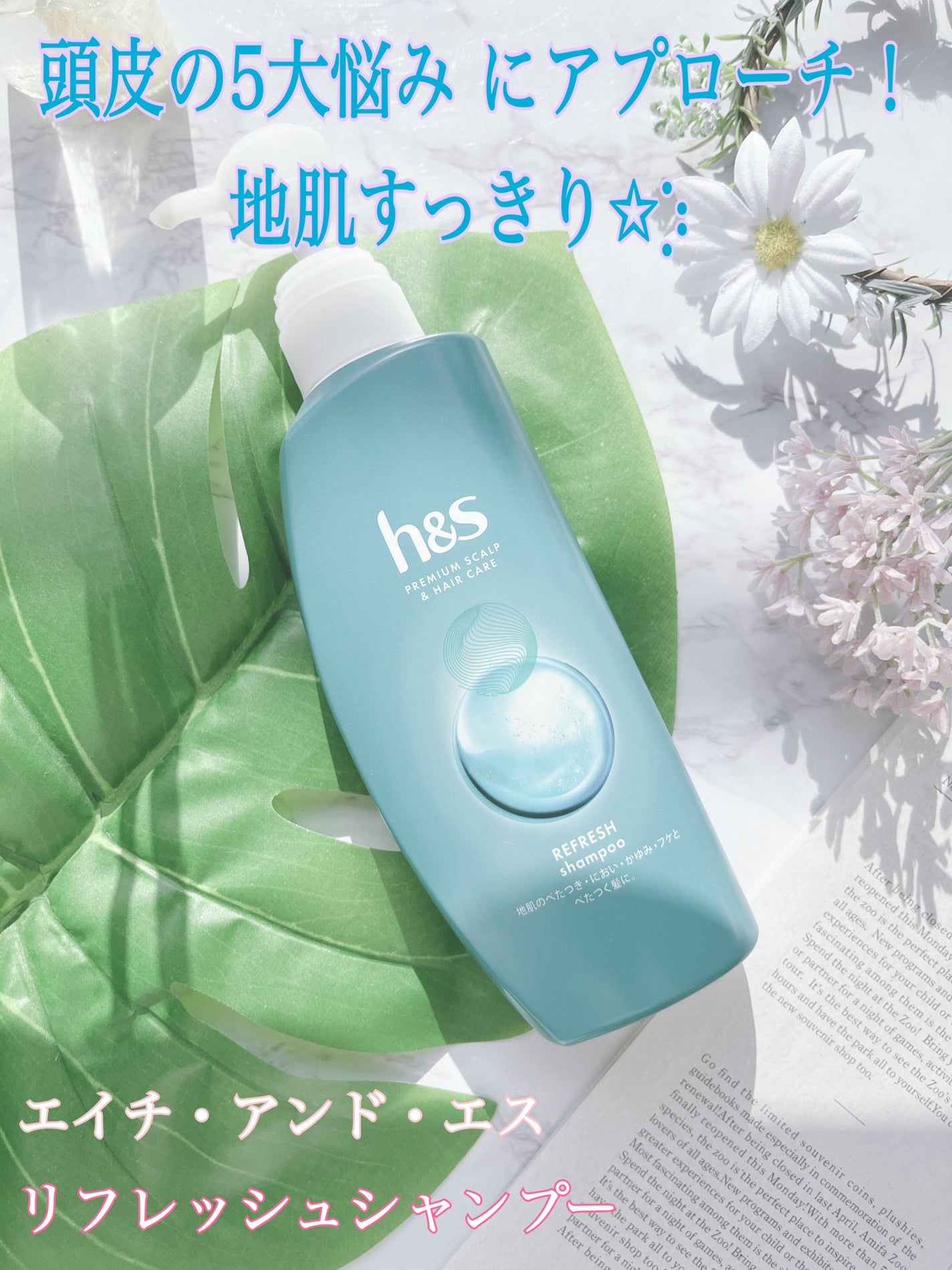 リフレッシュ シャンプー/コンディショナー/h&s/頭皮ケアを使ったクチコミ(1枚目)