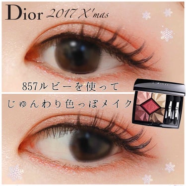 サンク クルール 857 ルビー/Dior/アイシャドウパレットを使ったクチコミ（1枚目）