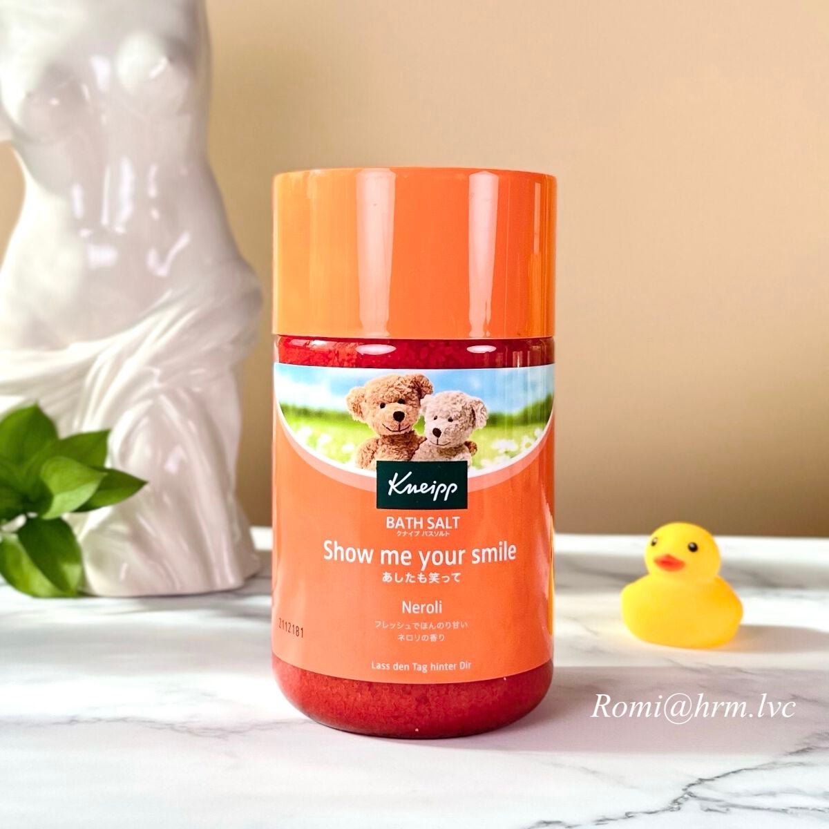 クナイプ バスソルト ネロリの香り/クナイプ/無機塩系入浴剤を使ったクチコミ(1枚目)