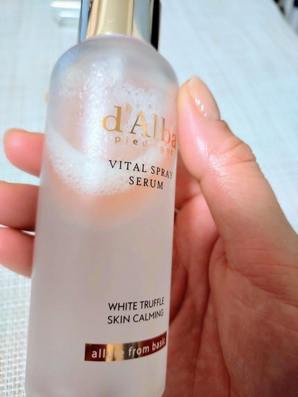 ダルバ ホワイトトリュフバイタルスプレーセラム/ダルバ/ミスト状化粧水を使ったクチコミ(4枚目)