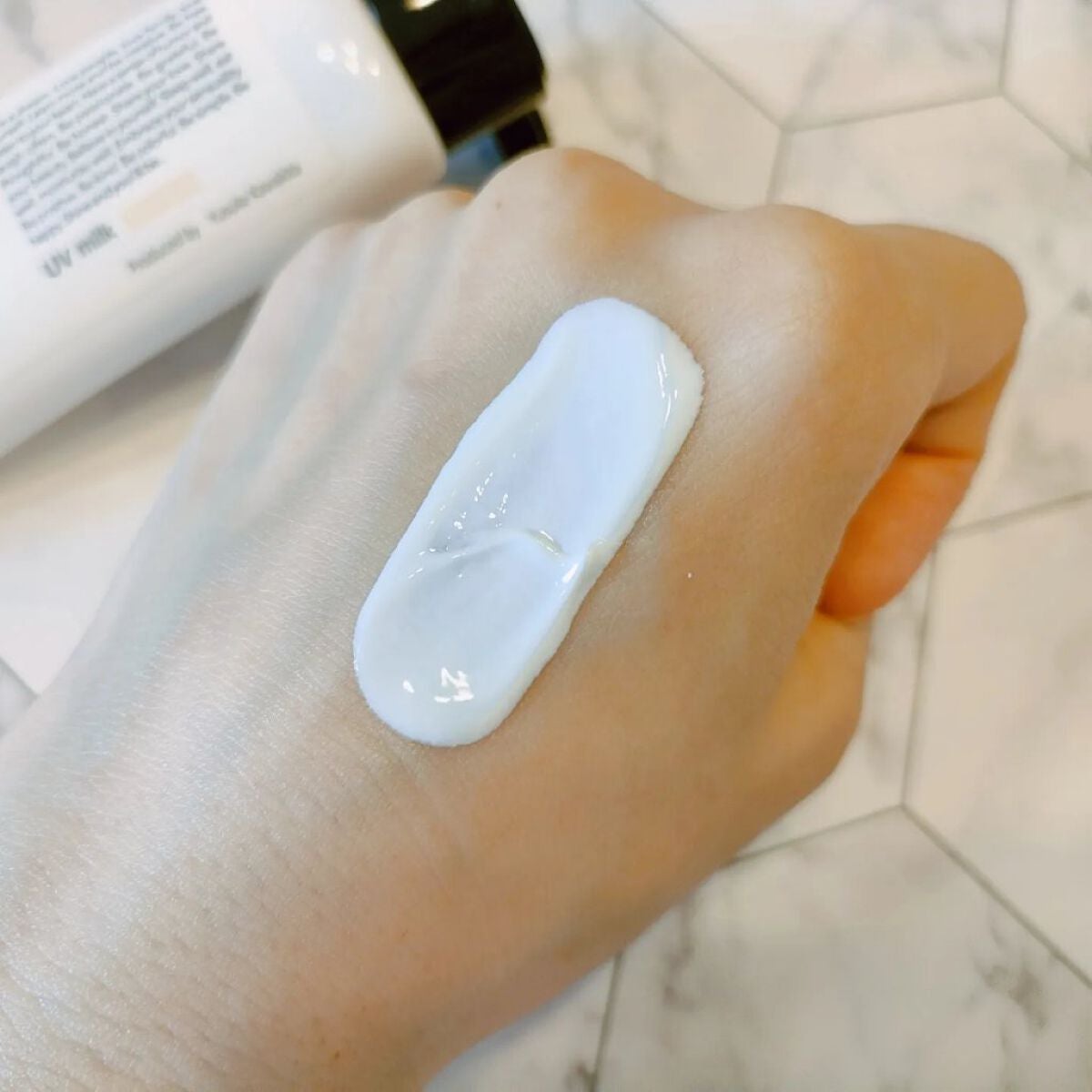 &be UVミルク/&be/日焼け止めミルクを使ったクチコミ(2枚目)