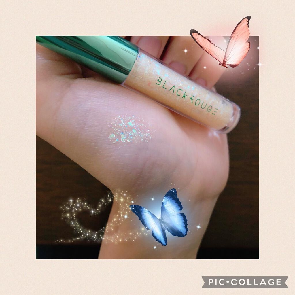 パールブリーアイグリッター/BLACK ROUGE/グリッターを使ったクチコミ(3枚目)