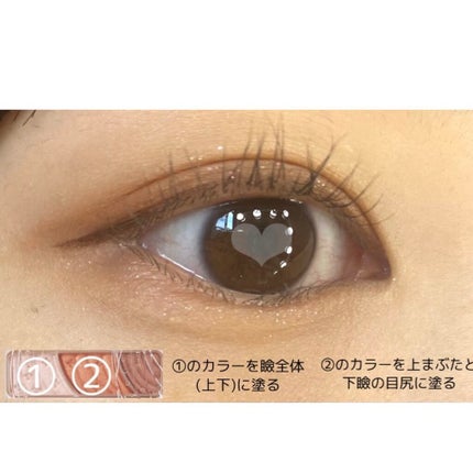 トーンアップアイシャドウ/CEZANNE/アイシャドウパレットを使ったクチコミ(4枚目)