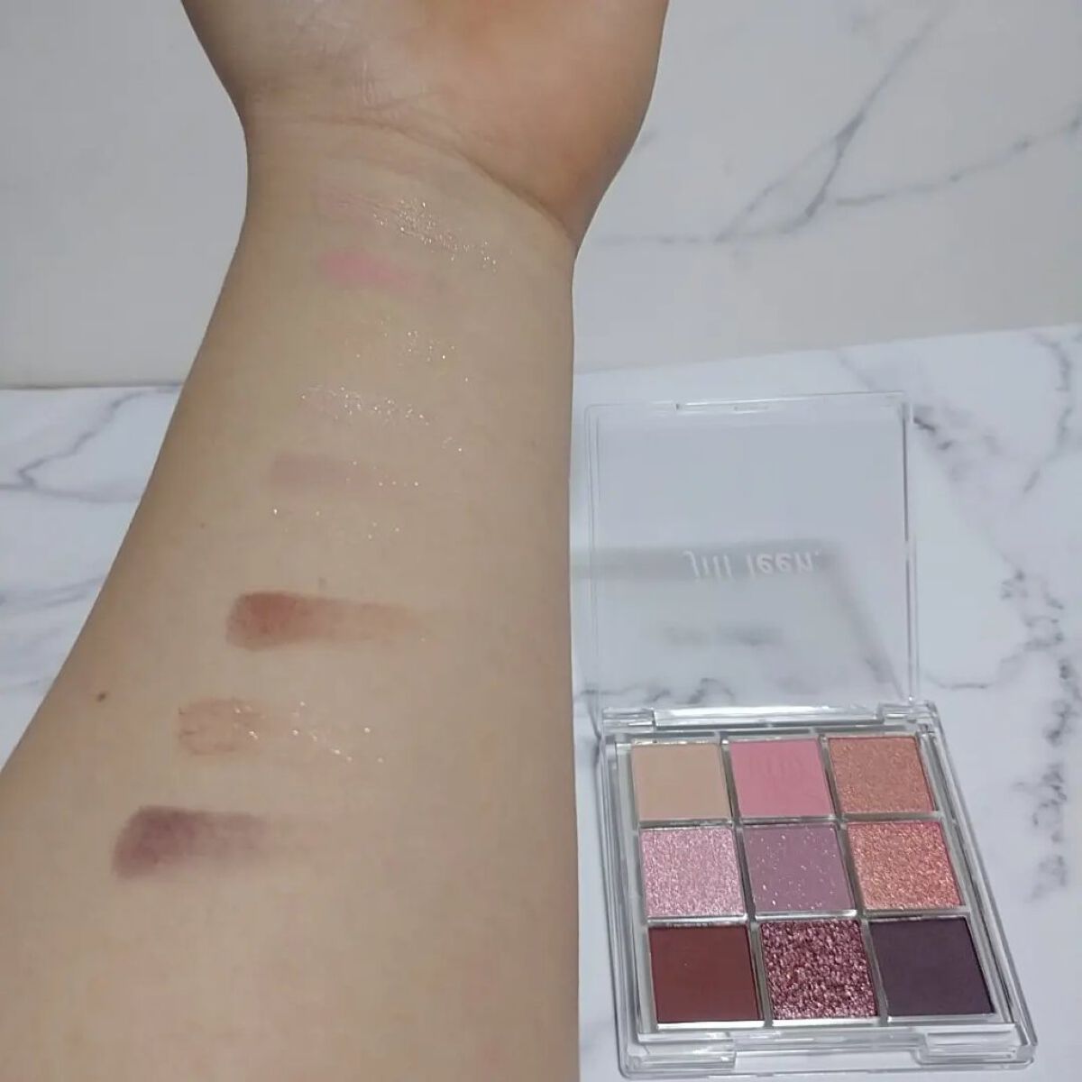 9色アイシャドウパレット/jill leen./アイシャドウパレットを使ったクチコミ（2枚目）