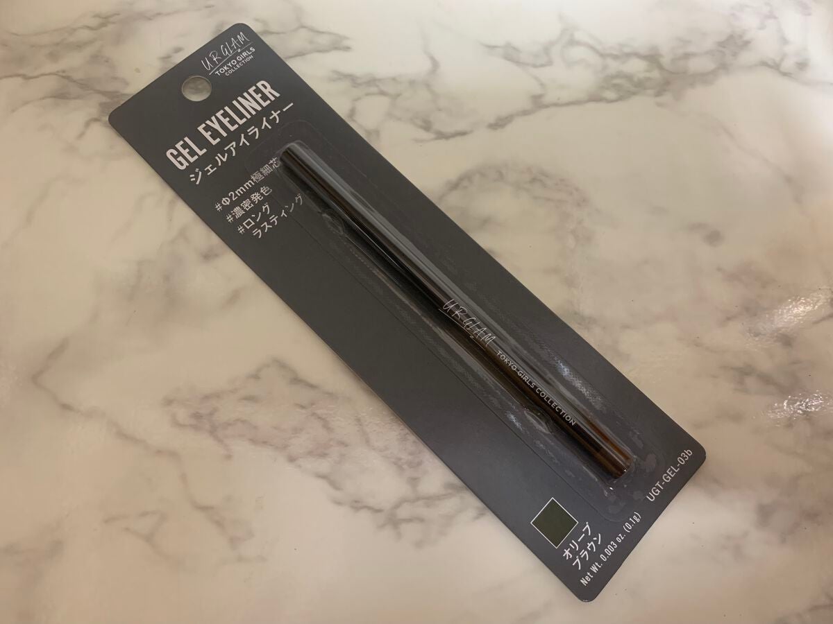 ジェルアイライナーa (TOKYO GIRLS COLLECTION)/U R GLAM/ジェルアイライナーを使ったクチコミ(1枚目)
