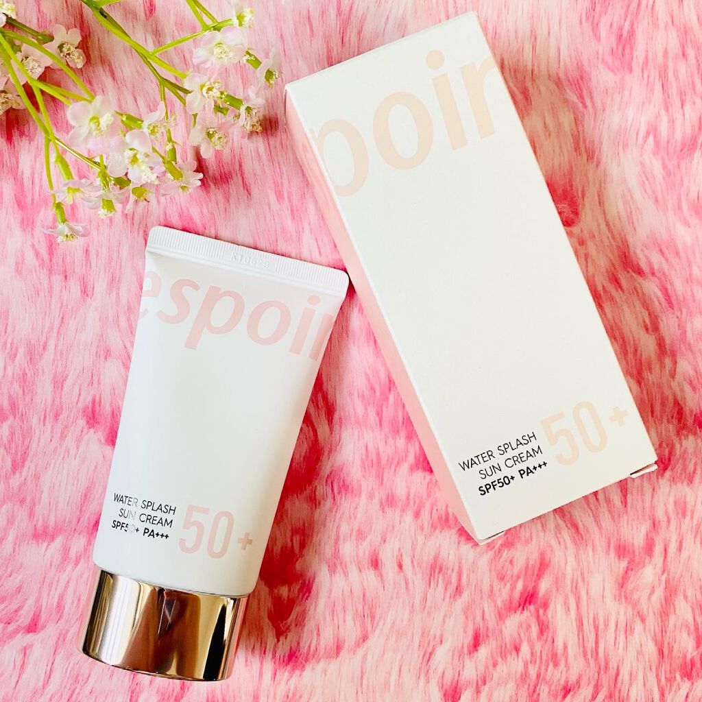 ウォータースプラッシュサンクリーム/espoir/日焼け止め・UVケアを使ったクチコミ（1枚目）