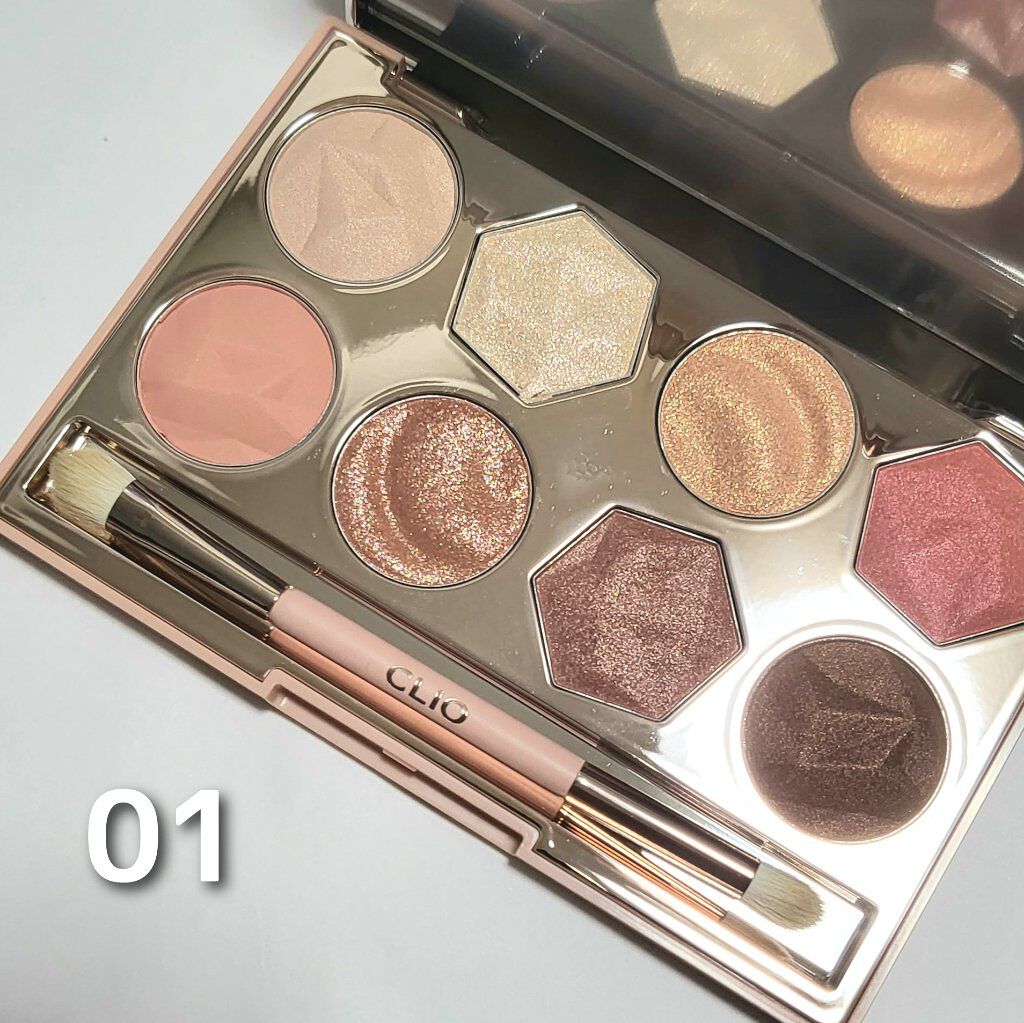 プリズム エアー アイ パレット/CLIO/アイシャドウパレットを使ったクチコミ（2枚目）