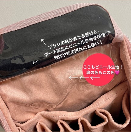 KOBAKO スクエアメイクポーチ/KOBAKO/化粧ポーチを使ったクチコミ(4枚目)