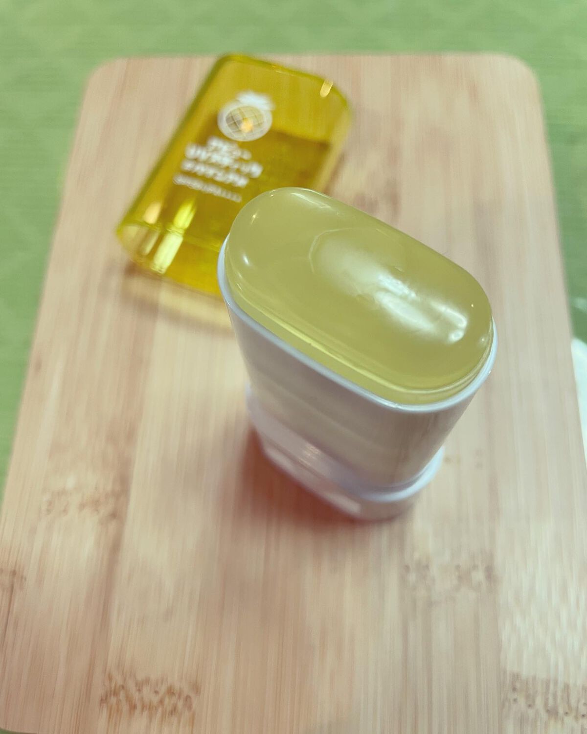 アピュー ジューシーパン UVスティック/A’pieu/日焼け止め・UVケアを使ったクチコミ（1枚目）