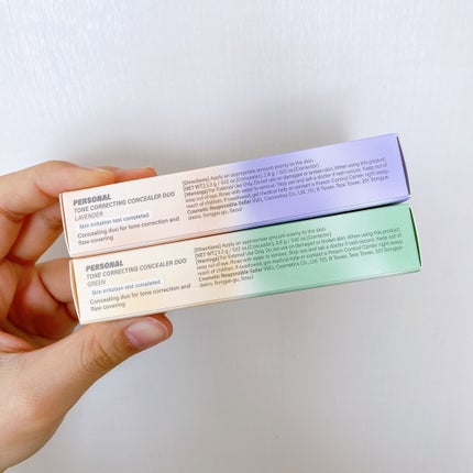 IPKN& Personal Tone Correcting Concealer Duo/IPKN&/リキッドコンシーラーを使ったクチコミ(7枚目)