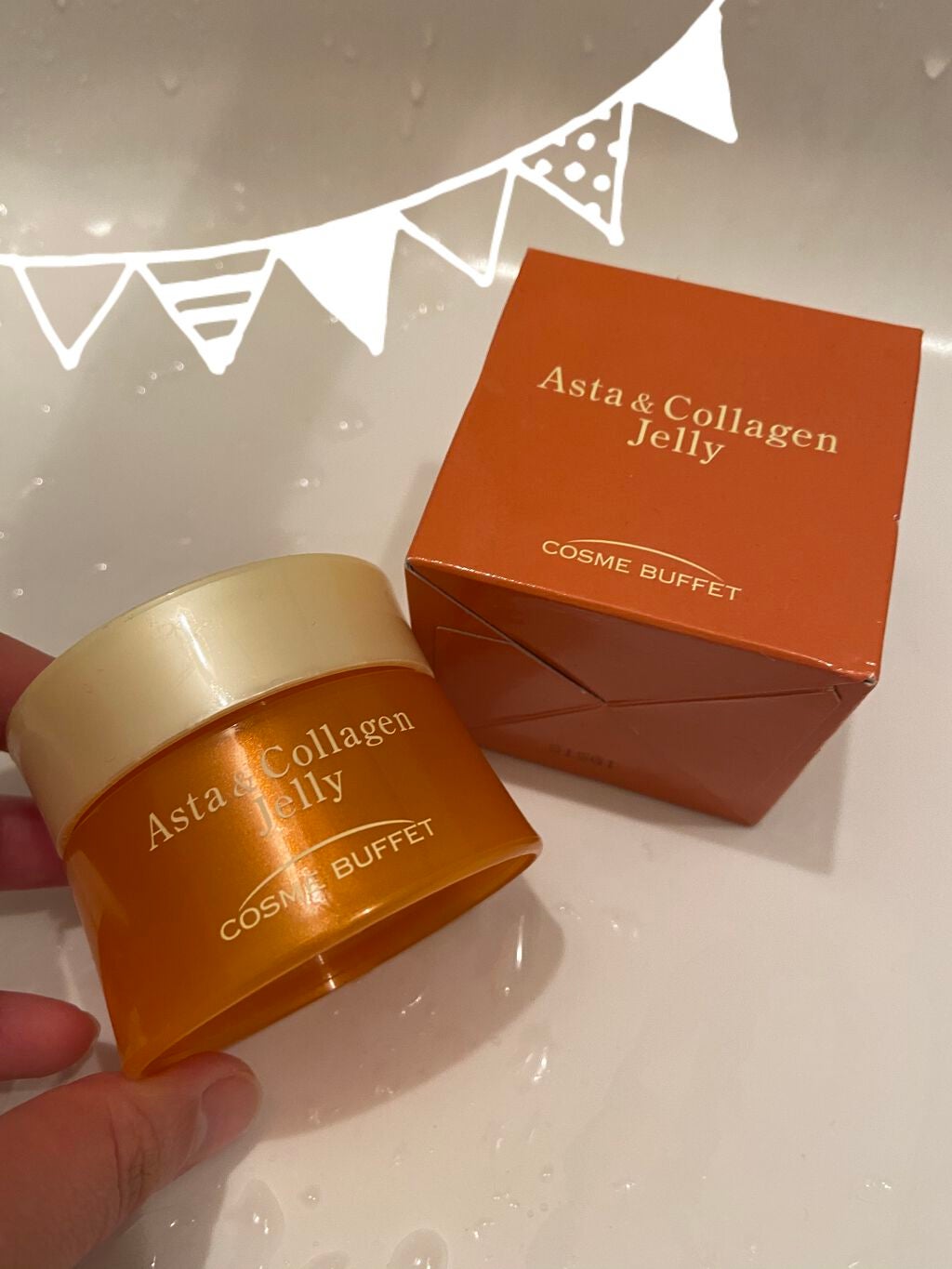 アスタコラーゲンジェリー/コスメビュッフェ/美容液を使ったクチコミ(2枚目)