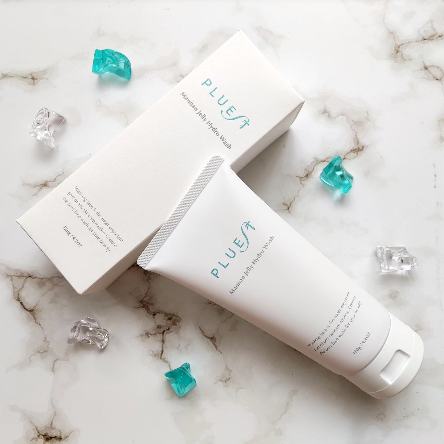 マンナンジェリーハイドロウォッシュ/PLUEST/洗顔料を使ったクチコミ（1枚目）