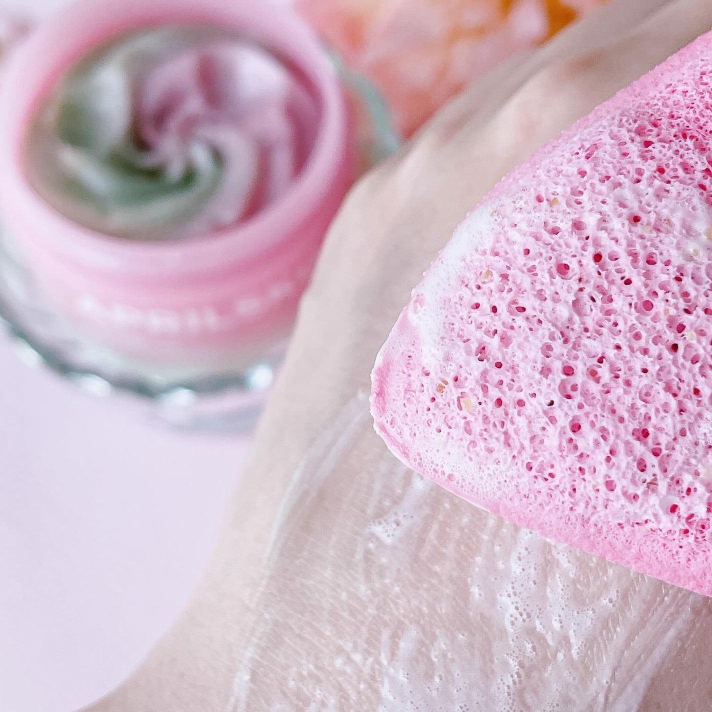 ピンクアロエメレンゲクレンザー/APRILSKIN/その他洗顔料を使ったクチコミ(6枚目)