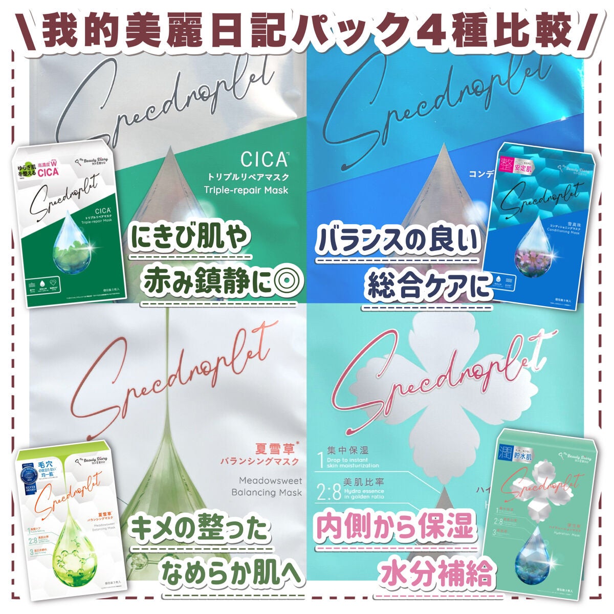 復活草ハイドレーションマスク/我的美麗日記/シートマスク・パックを使ったクチコミ(1枚目)