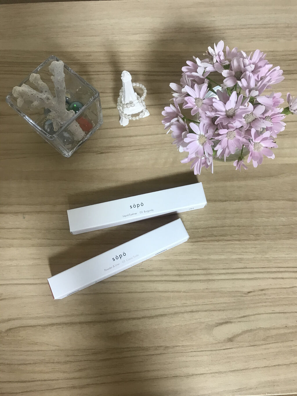 リキッドアイライナー 03 バーガンディ/sopo/リキッドアイライナーを使ったクチコミ（1枚目）