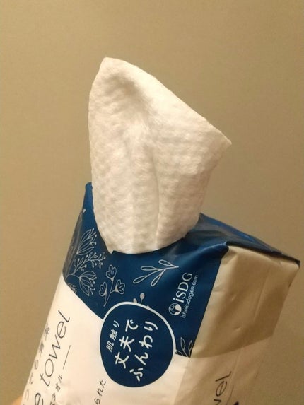 いつでも清潔 Face towel 厚手タイプ/ISDG 医食同源ドットコム/その他を使ったクチコミ(2枚目)