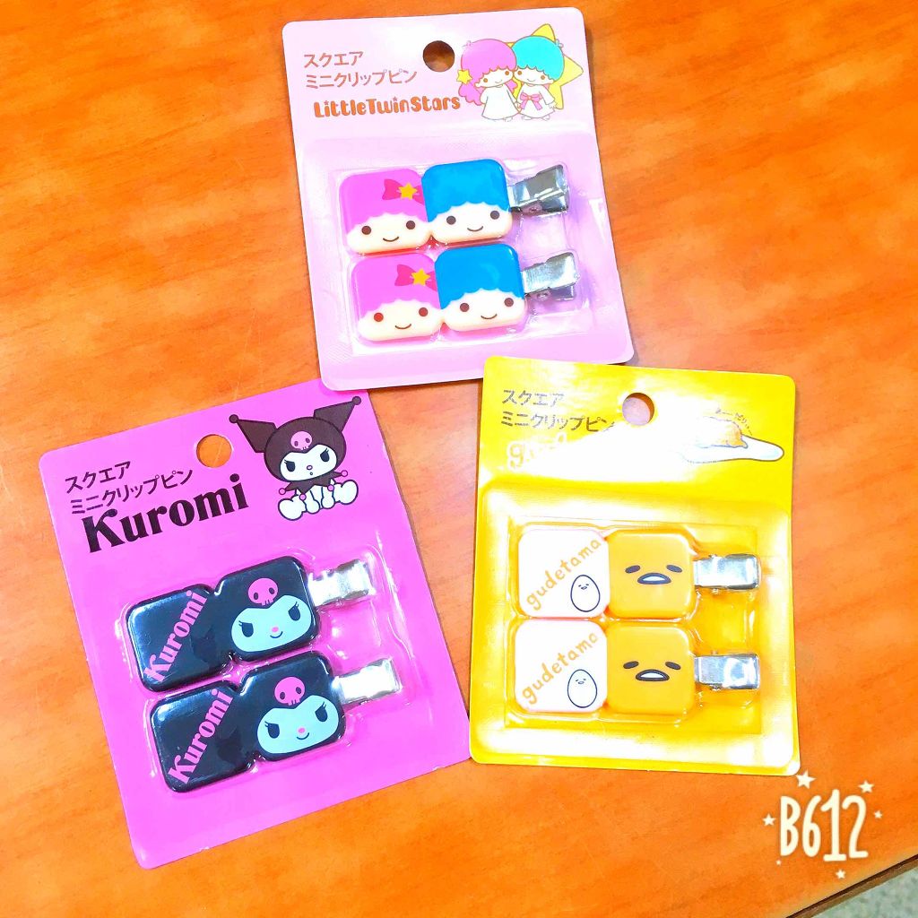 スクエアミニクリップピン/セリア/ヘアアクセサリーを使ったクチコミ（1枚目）