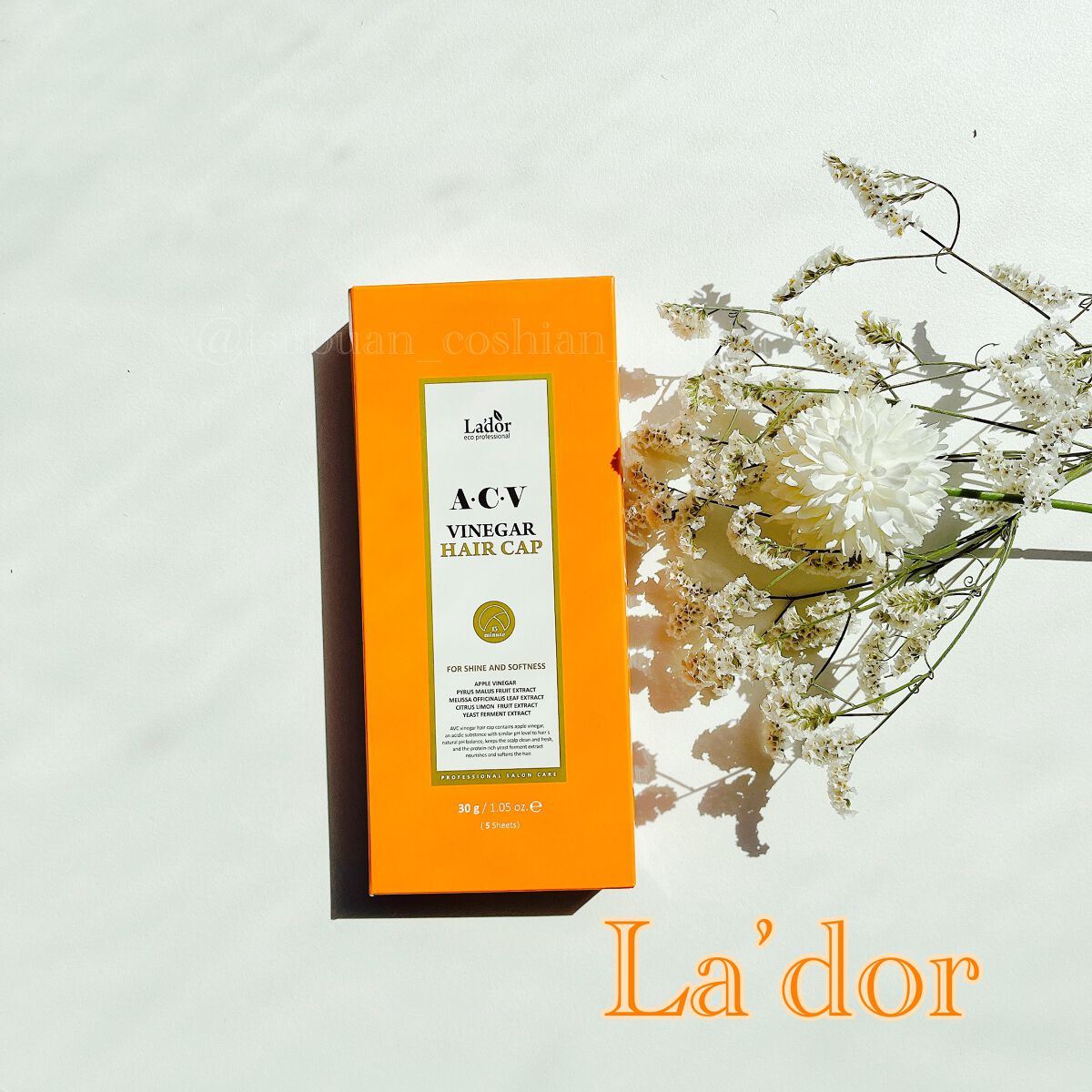 ACV VINEGAR HAIR CAP /La'dor/アウトバストリートメントを使ったクチコミ（1枚目）